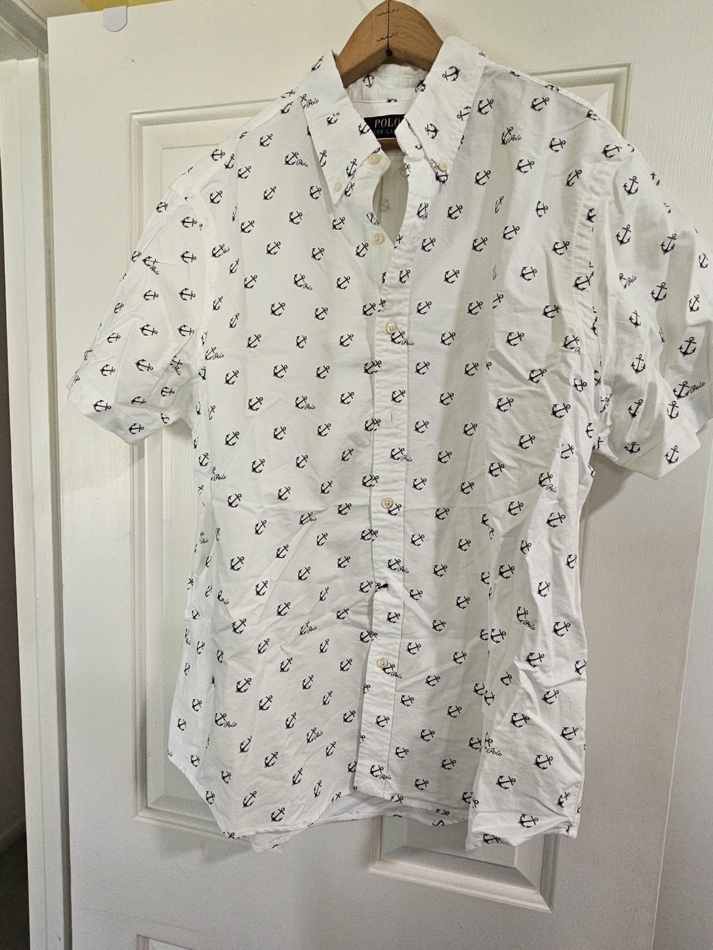 Men's Polo Ralph Lauren White Classic Fit Shirt Size XL